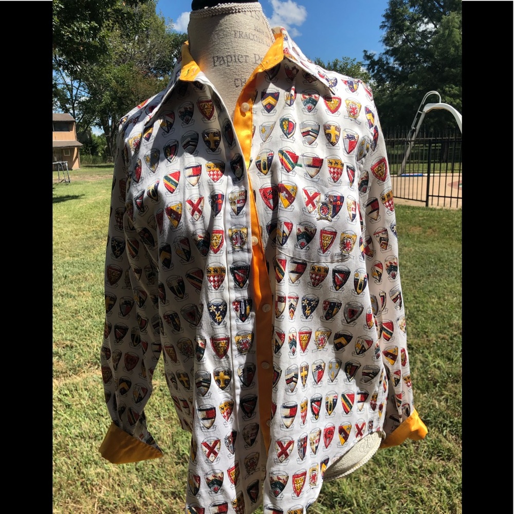Tommy Hilfiger print blouse sz 8
